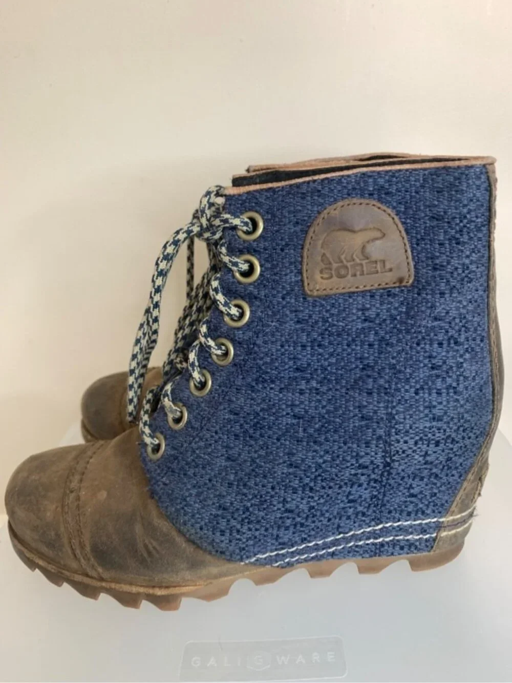 Sorel 1964 Premium Wedge Casual Boot Saddle Medium 8.5